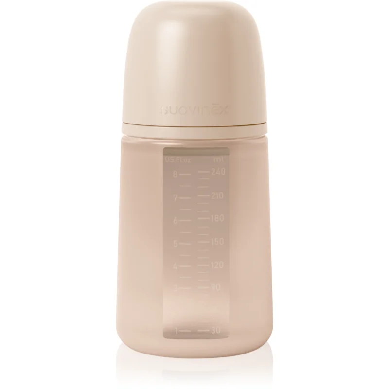 Suavinex Colour Essence SX Pro бебешко шише Medium Flow - Marshmallow Nude - Грижа за тяло - Сравни цени от 1 магазин с безплатна доставка