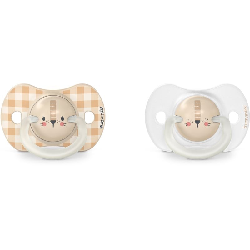 Suavinex Night & Day Physiological 6-18 m биберон Cream Lion