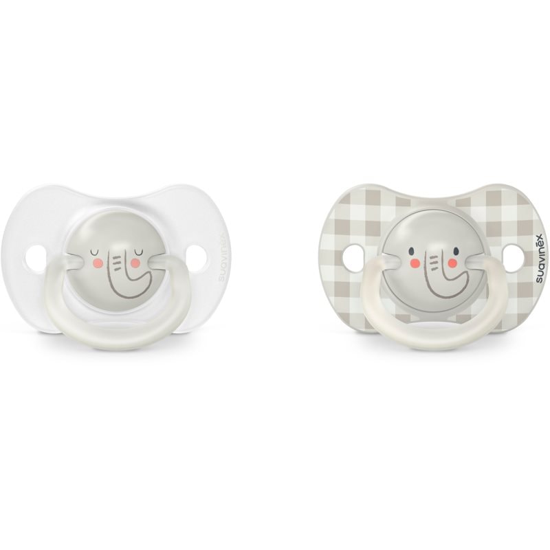 Suavinex Night & Day Physiological 6-18 m биберон Grey Elephant - За деца - Сравни цени от 1 магазин с безплатна доставка