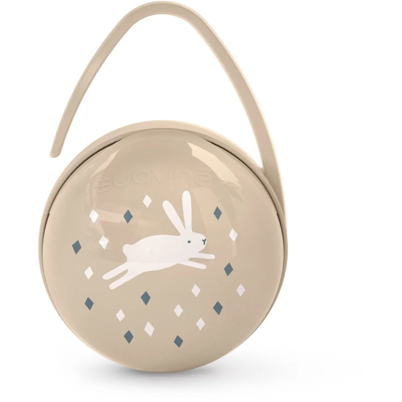 Suavinex Wonderland Duo Soother Case кутийка за биберон Brown