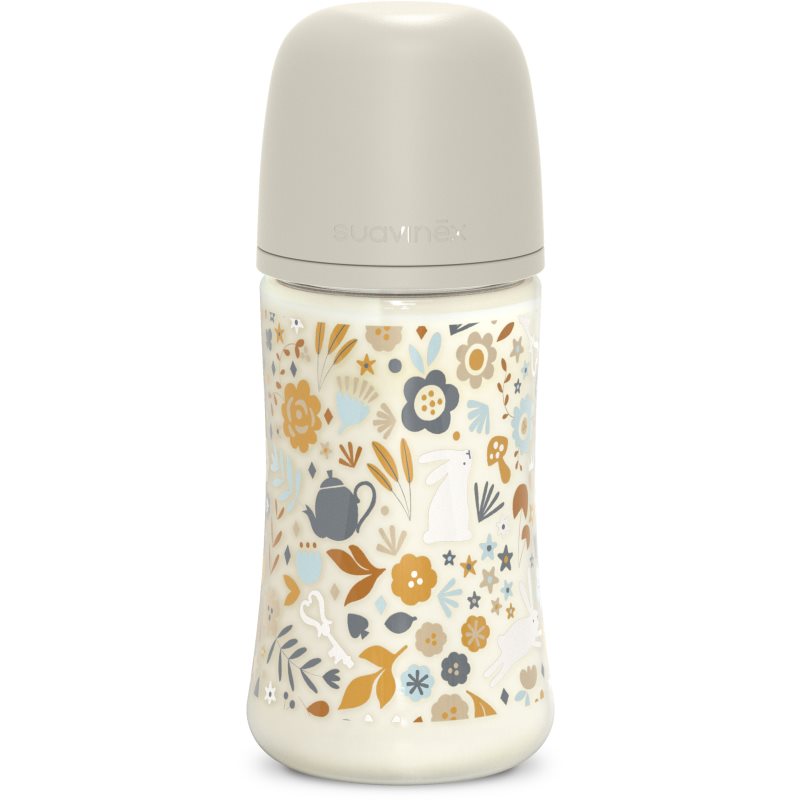 Suavinex Wonderland SX Pro Physiological Anti-Colic бебешко шише M Medium Flow 3 m+ Liberty Cream - Грижа за тяло - Сравни цени от 1 магазин с безплатна доставка