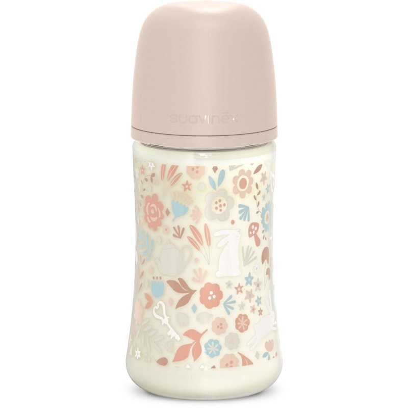 Suavinex Wonderland SX Pro Physiological Anti-Colic бебешко шише M Medium Flow 3 m+ Liberty Pink - За деца - Сравни цени от 1 магазин с безплатна доставка