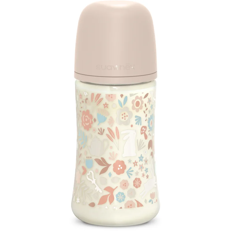 Suavinex Wonderland SX Pro Physiological Anti-Colic бебешко шише M Medium Flow 3 m+ Liberty Pink - За деца - Сравни цени от 1 магазин с безплатна доставка