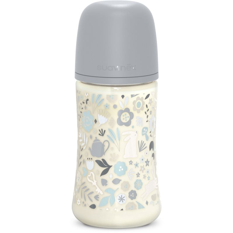 Suavinex Wonderland SX Pro Physiological Anti-Colic бебешко шише M Medium Flow 3 m+ Liberty Blue - За деца - Сравни цени от 1 магазин с безплатна доставка