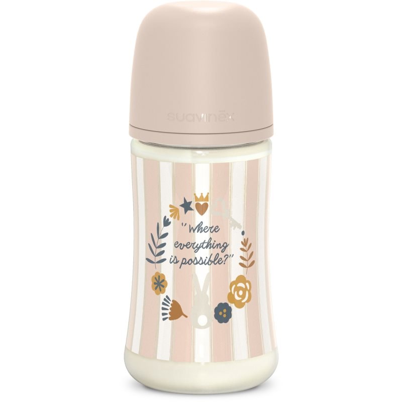 Suavinex Wonderland SX Pro Physiological Anti-Colic бебешко шише M Medium Flow 3 m+ Pink - За деца - Сравни цени от 1 магазин с безплатна доставка