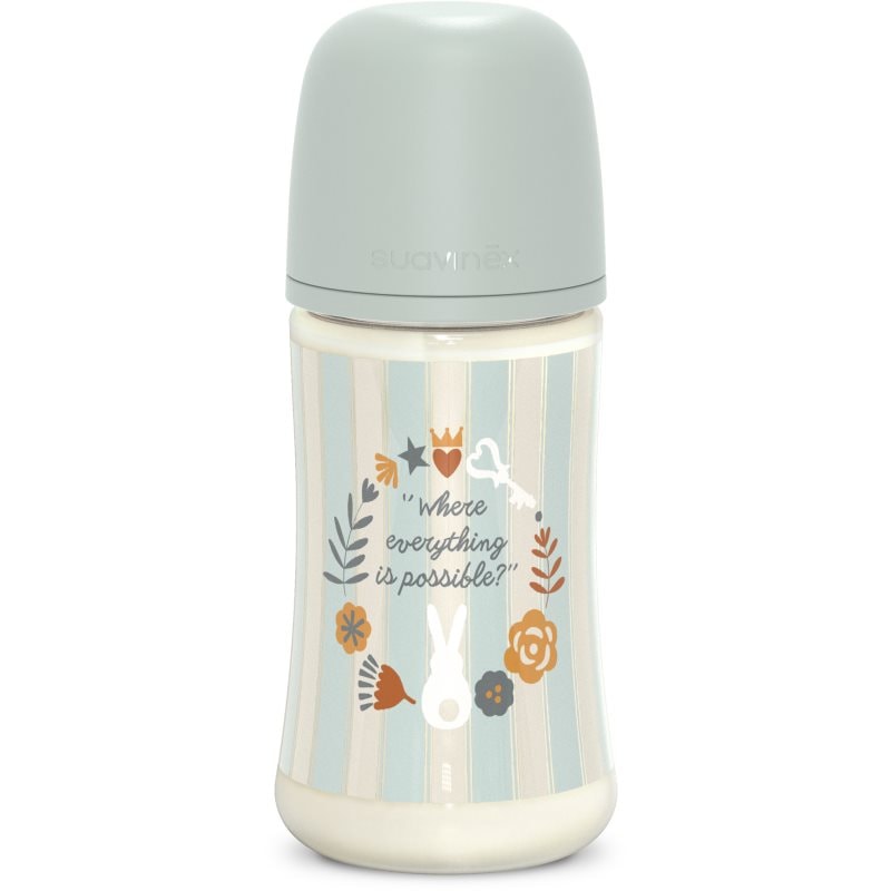 Suavinex Wonderland SX Pro Physiological Anti-Colic бебешко шише M Medium Flow 3 m+ Green - За деца - Сравни цени от 1 магазин с безплатна доставка