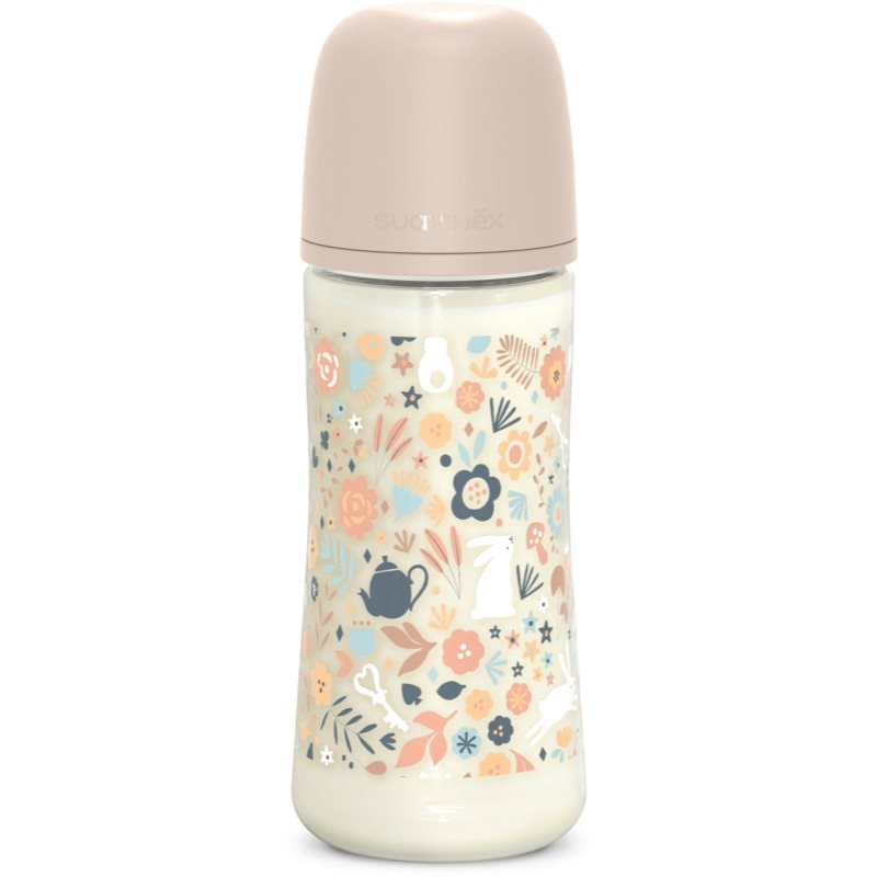Suavinex Wonderland SX Pro Physiological Anti-Colic бебешко шише L Dense Flow 6 m+ Liberty Pink - За деца - Сравни цени от 1 магазин с безплатна доставка