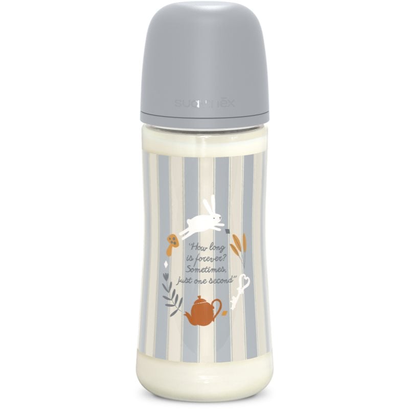 Suavinex Wonderland SX Pro Physiological Anti-Colic бебешко шише L Dense Flow 6 m+ Blue