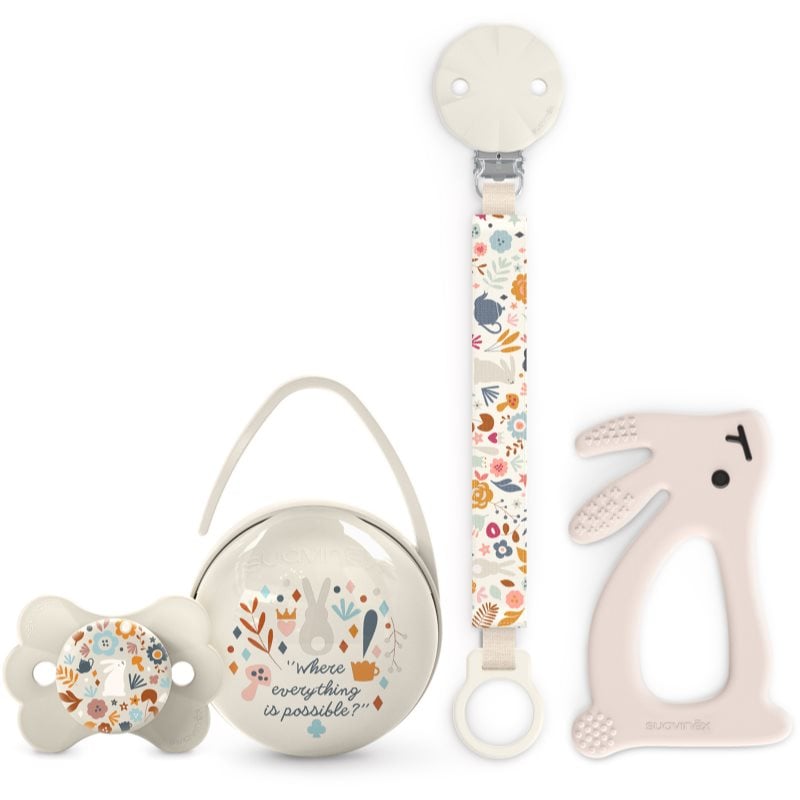 Suavinex Wonderland Gift Set 0-6 m Cream подаръчен комплект за бебета