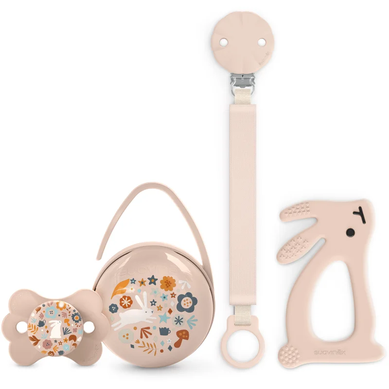 Suavinex Wonderland Gift Set 0-6 m Pink подаръчен комплект за бебета - За деца - Сравни цени от 1 магазин с безплатна доставка
