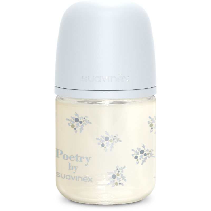 Suavinex Poetry SX Pro Physiological S стъклено бебешко шише 0 m+ Slow Flow - Blue - За деца - Сравни цени от 1 магазин с безплатна доставка
