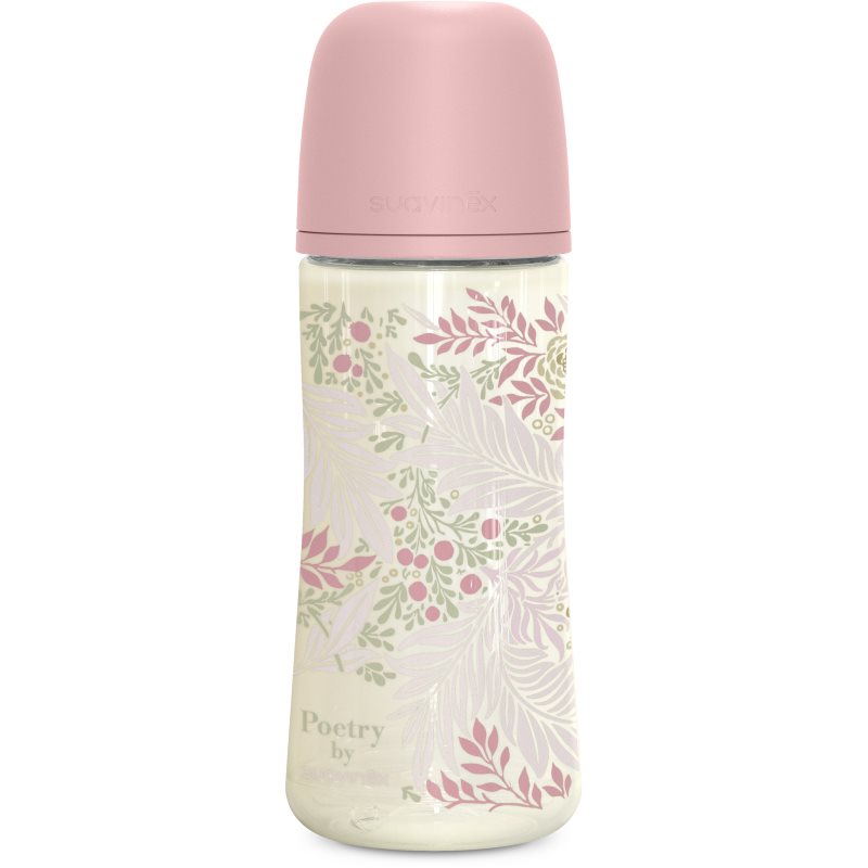 Suavinex Poetry SX Pro Physiological L бебешко шише 6 m+ Dense Flow - Pink - За деца - Сравни цени от 1 магазин с безплатна доставка