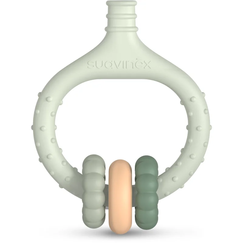 Suavinex Gum Massager гризалка 0 m+ Green - За деца - Сравни цени от 1 магазин с безплатна доставка