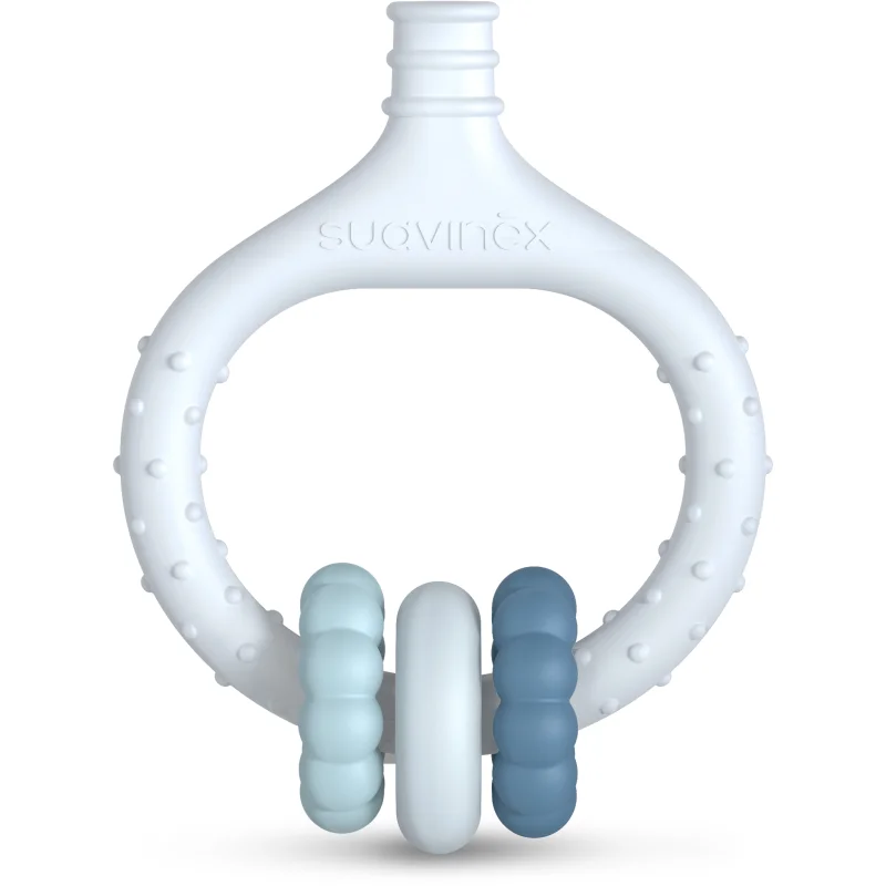 Suavinex Gum Massager гризалка 0 m+ Blue - За деца - Сравни цени от 1 магазин с безплатна доставка