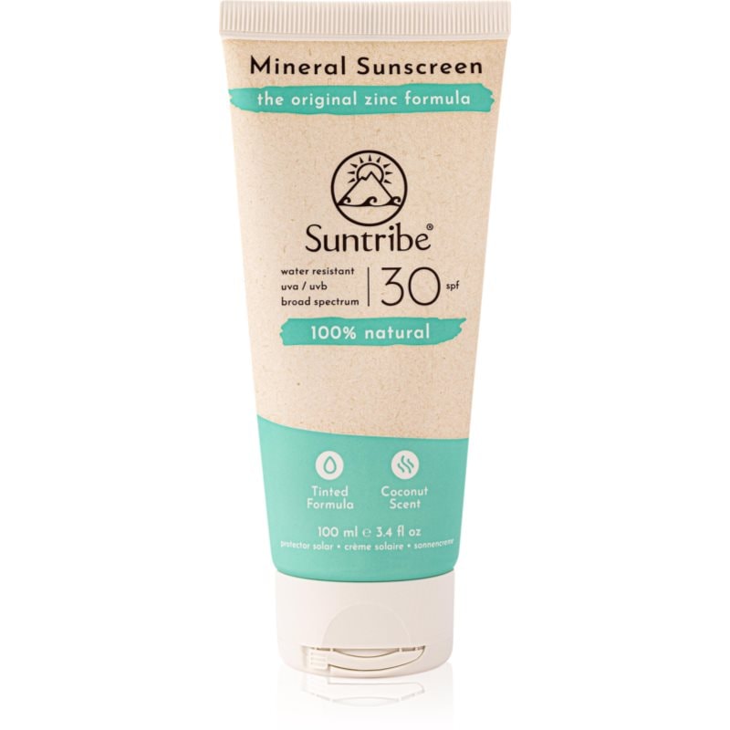 Suntribe Mineral Sunscreen слънцезащитен крем с минерали SPF 30 - Грижа за тяло - Сравни цени от 1 магазин с безплатна доставка