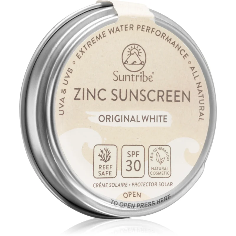Suntribe Zinc Sunscreen минерален защитен крем за лице и тяло SPF 50 Original White