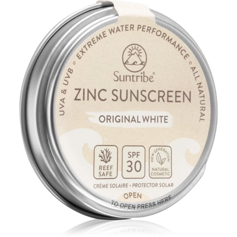 Suntribe Zinc Sunscreen минерален защитен крем за лице и тяло SPF 50 Original White
