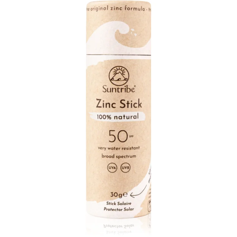 Suntribe Sports Zinc Stick минерална защитна пръчица за чувствителни места SPF 50 Original White - Грижа за тяло - Сравни цени от 1 магазин с безплатна доставка
