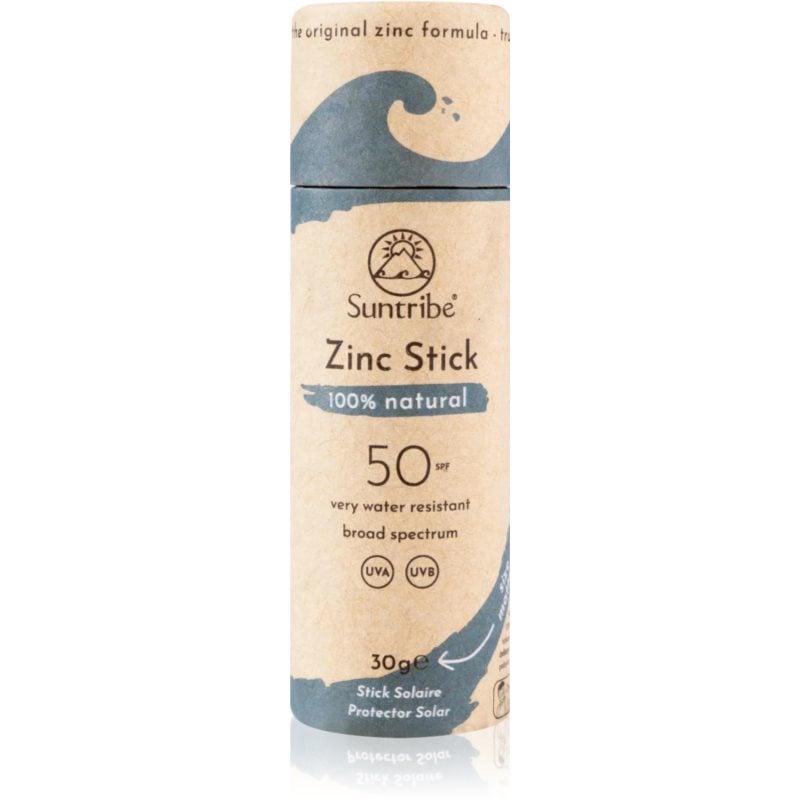 Suntribe Sports Zinc Stick минерална защитна пръчица за чувствителни места SPF 30 Ocean Blue