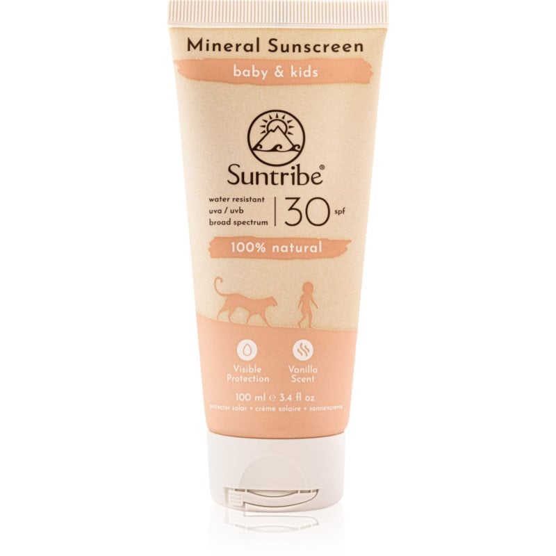 Suntribe Kids Mineral Sunscreen минерален защитен крем за лице и тяло за деца
