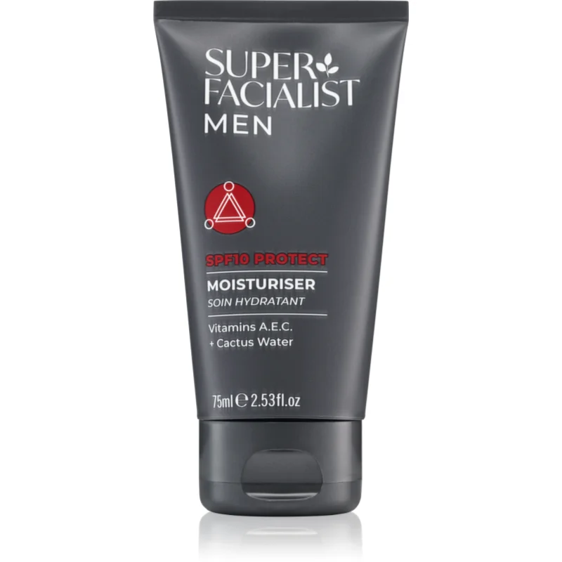 Super Facialist For Men Protect дневен хидратиращ крем SPF 10 за мъже