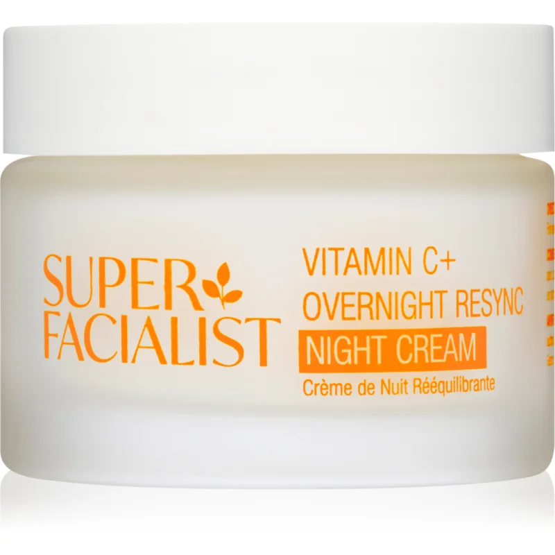Super Facialist Vitamin C+ Overnight Resync озаряващ нощен крем с витамин С - Грижа за лице - Сравни цени от 1 магазин с безплатна доставка