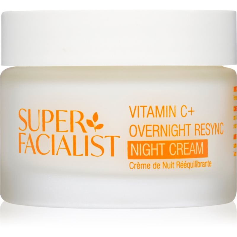 Super Facialist Super Facialist Vitamin C+ Overnight Resync озаряващ нощен крем с витамин С - Унисекс парфюм 50мл - Сравни цени от 1 магазин с безплатна доставка