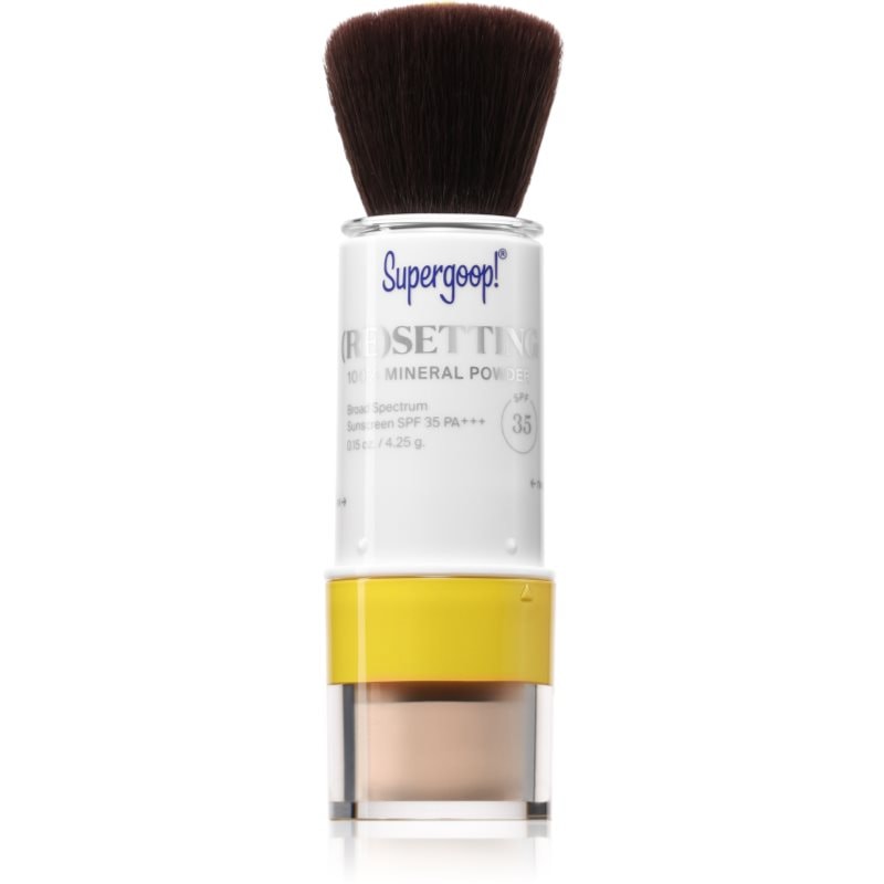 Supergoop! (Re)setting минерална пудра SPF 35 Light - Грим - Сравни цени от 1 магазин с безплатна доставка