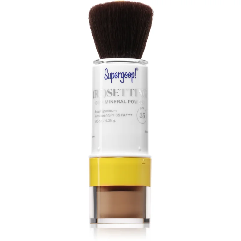 Supergoop! (Re)setting минерална пудра SPF 35 Deep - Грим - Сравни цени от 1 магазин с безплатна доставка