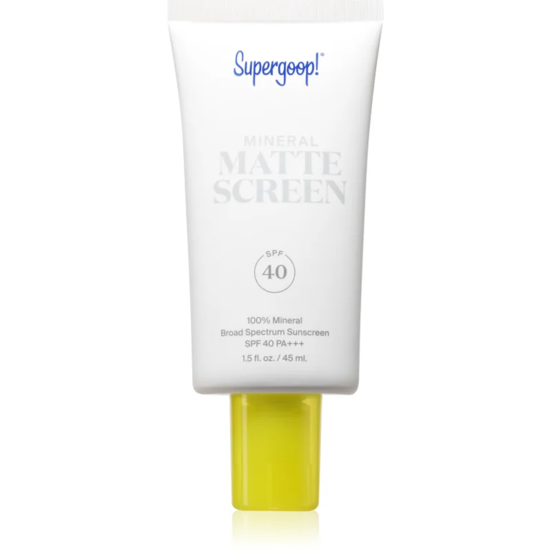 Supergoop! Mattescreen минерален крем SPF 40