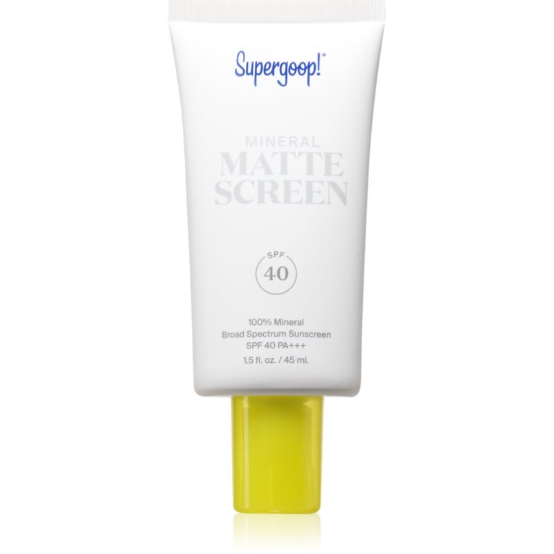 Supergoop! Mattescreen минерален крем SPF 40