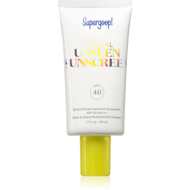Supergoop! Mineral Unseen Sunscreen слънцезащитен минерален крем SPF 40