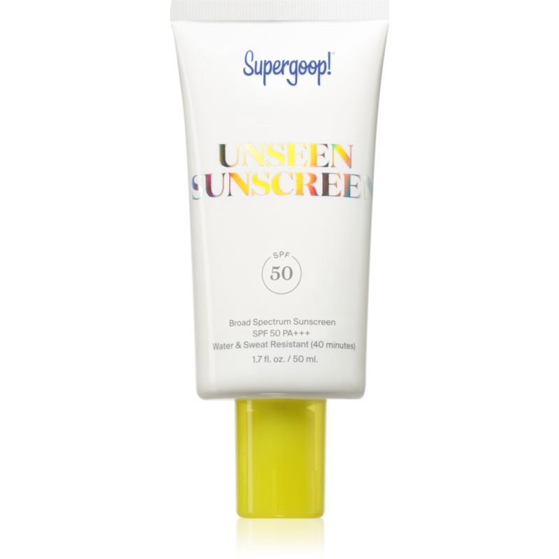 Supergoop! Unseen Sunscreen слънцезащитен крем SPF 50 - Грижа за тяло - Сравни цени от 1 магазин с безплатна доставка