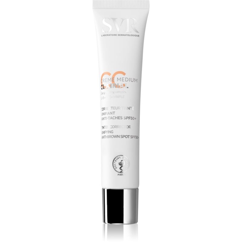 SVR Clairial CC cream защитен тониращ крем против пигментни петна SPF 50+ - Грижа за лице - Сравни цени от 1 магазин с безплатна доставка