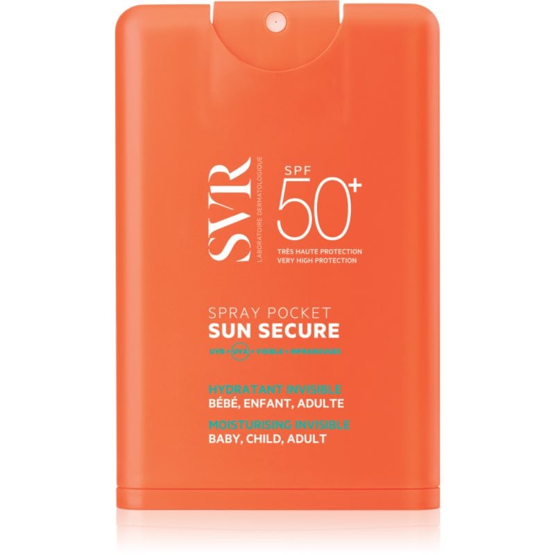 SVR Sun Secure Spray Pocket спрей в малка опаковка за тен SPF 50+