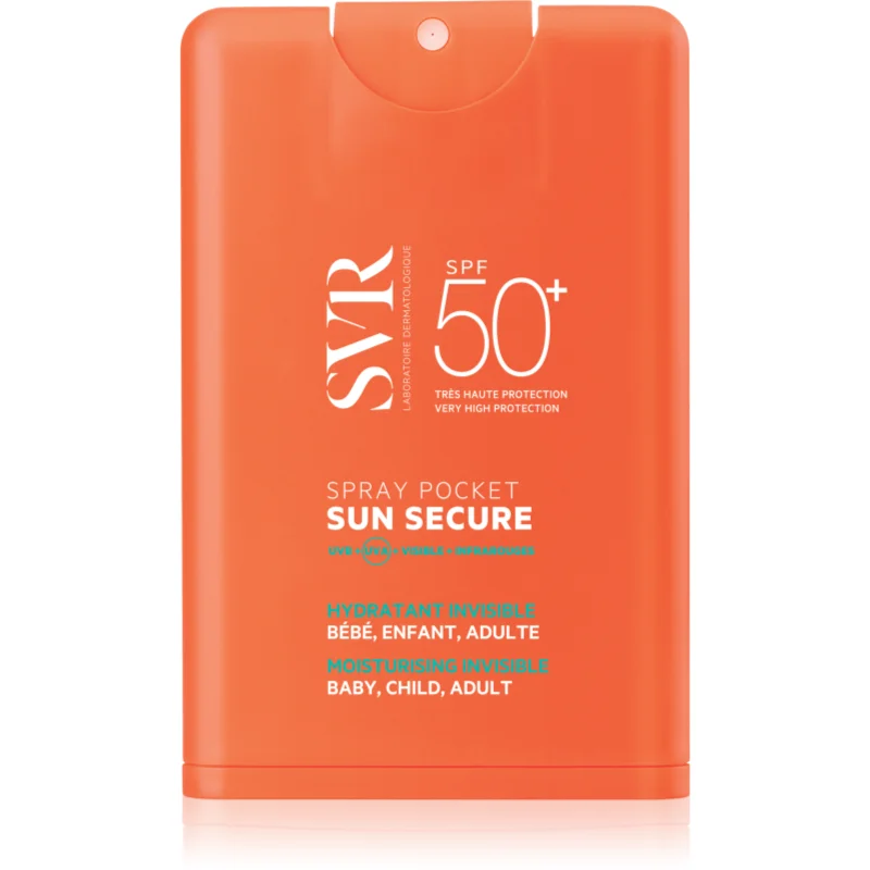 SVR Sun Secure Spray Pocket спрей в малка опаковка за тен SPF 50+ - Грижа за тяло - Сравни цени от 1 магазин с безплатна доставка