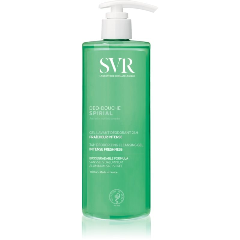 SVR Spirial Deo-Douche почистващ гел за лице, тяло и коса за чувствителна кожа на лицето - Грижа за тяло - Сравни цени от 1 магазин с безплатна доставка