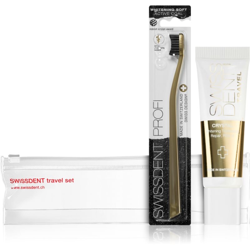 Swissdent Travel Set Crystal комплект за пътуване за зъби - Комплект - Сравни цени от 1 магазин с безплатна доставка