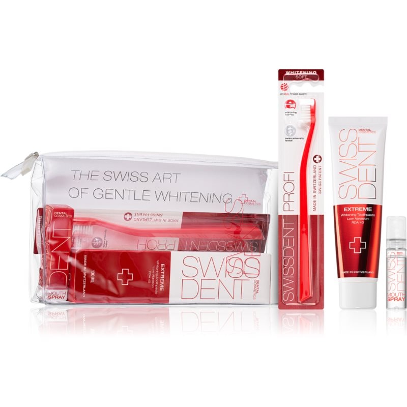 Swissdent Extreme Promo Kit Комплект за дентална грижа за щадящо избелване и защита на зъбния емайл - Комплект - Сравни цени от 1 магазин с безплатна доставка