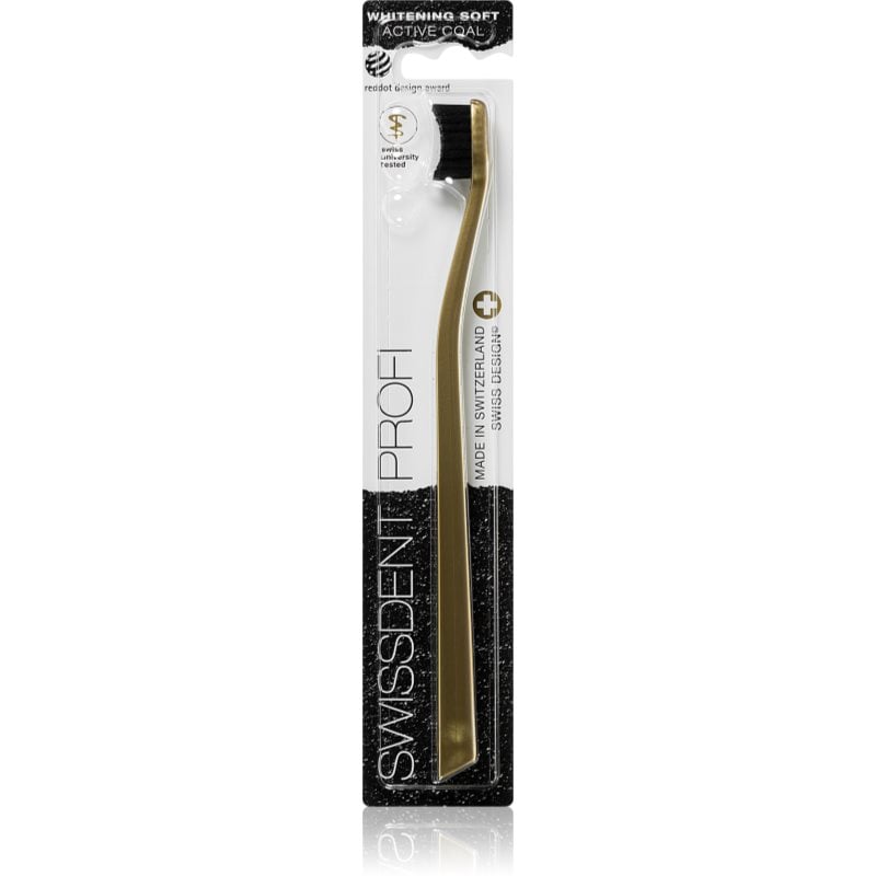 Swissdent Whitening Gold Active Coal четка за зъби