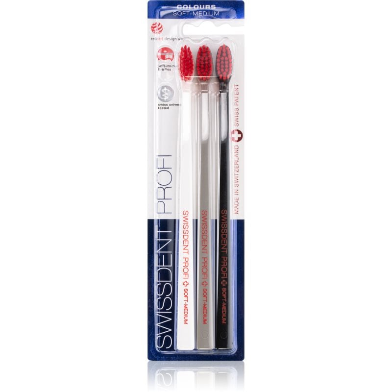 Swissdent Profi Colours четки за зъби средно- мека