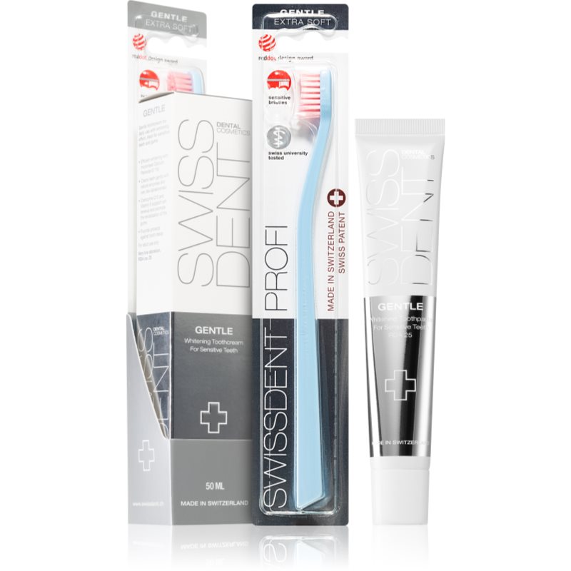 Swissdent Swissdent Gentle Combo Pack комплект за съвършено чисти зъби Mint - Унисекс парфюм - Сравни цени от 1 магазин с безплатна доставка