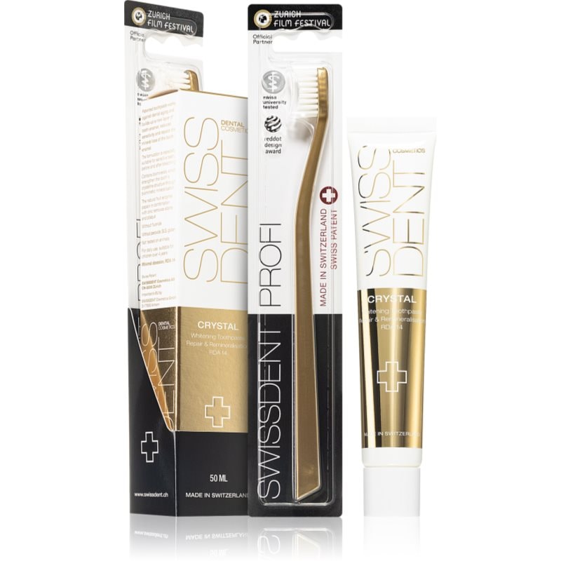 Swissdent Crystal Combo Pack Комплект за дентална грижа - Комплект - Сравни цени от 1 магазин с безплатна доставка