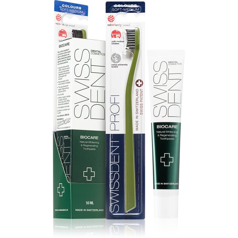Swissdent Biocare Combo Pack Комплект за дентална грижа - Комплект - Сравни цени от 1 магазин с безплатна доставка