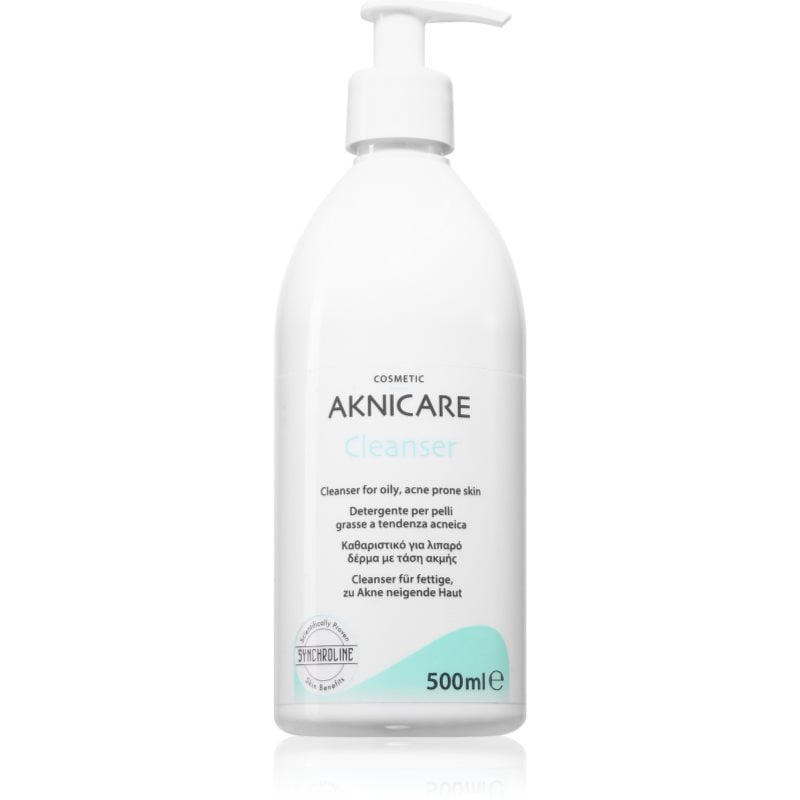Synchroline Aknicare Cleanser почистващ гел за намаляване на кожен себум за проблемна кожа, акне