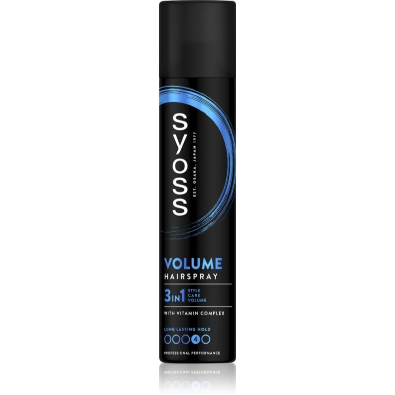 Syoss Volume Hairspray лак за коса със силна фиксация 48 часа