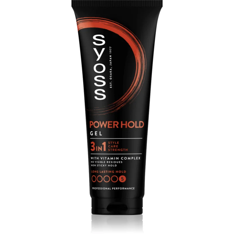 Syoss Power Hold оформящ гел с екстра силна фиксация