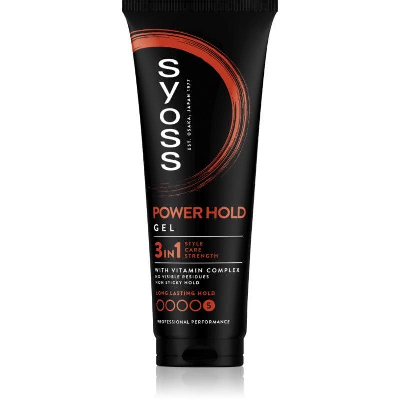 Syoss Power Hold оформящ гел с екстра силна фиксация