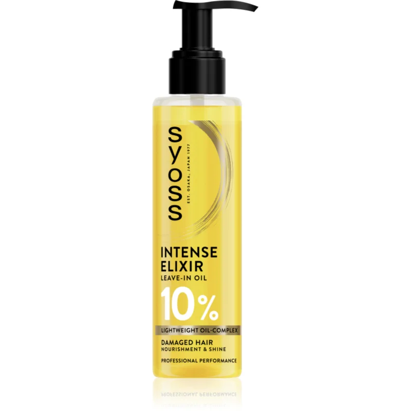 Syoss Intense Elixir Leave-in Oil грижа с масло за увредена коса - Грижа за коса - Сравни цени от 1 магазин с безплатна доставка