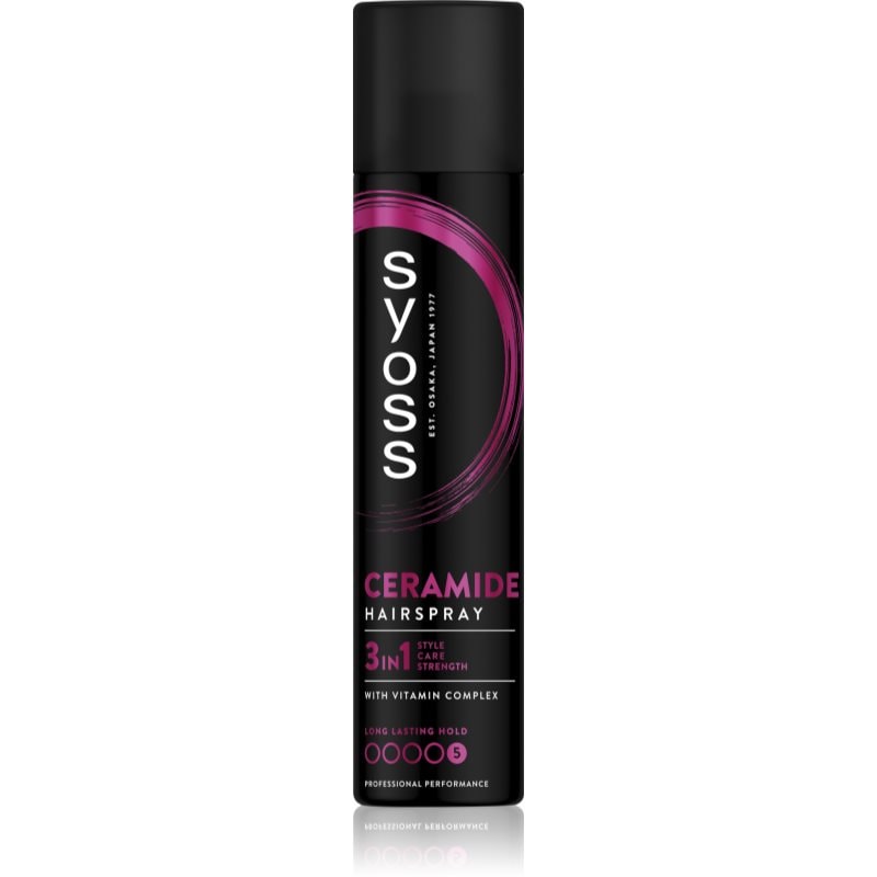 Syoss Ceramide Hairspray лак за коса с екстра силна фиксация - Грижа за коса - Сравни цени от 1 магазин с безплатна доставка
